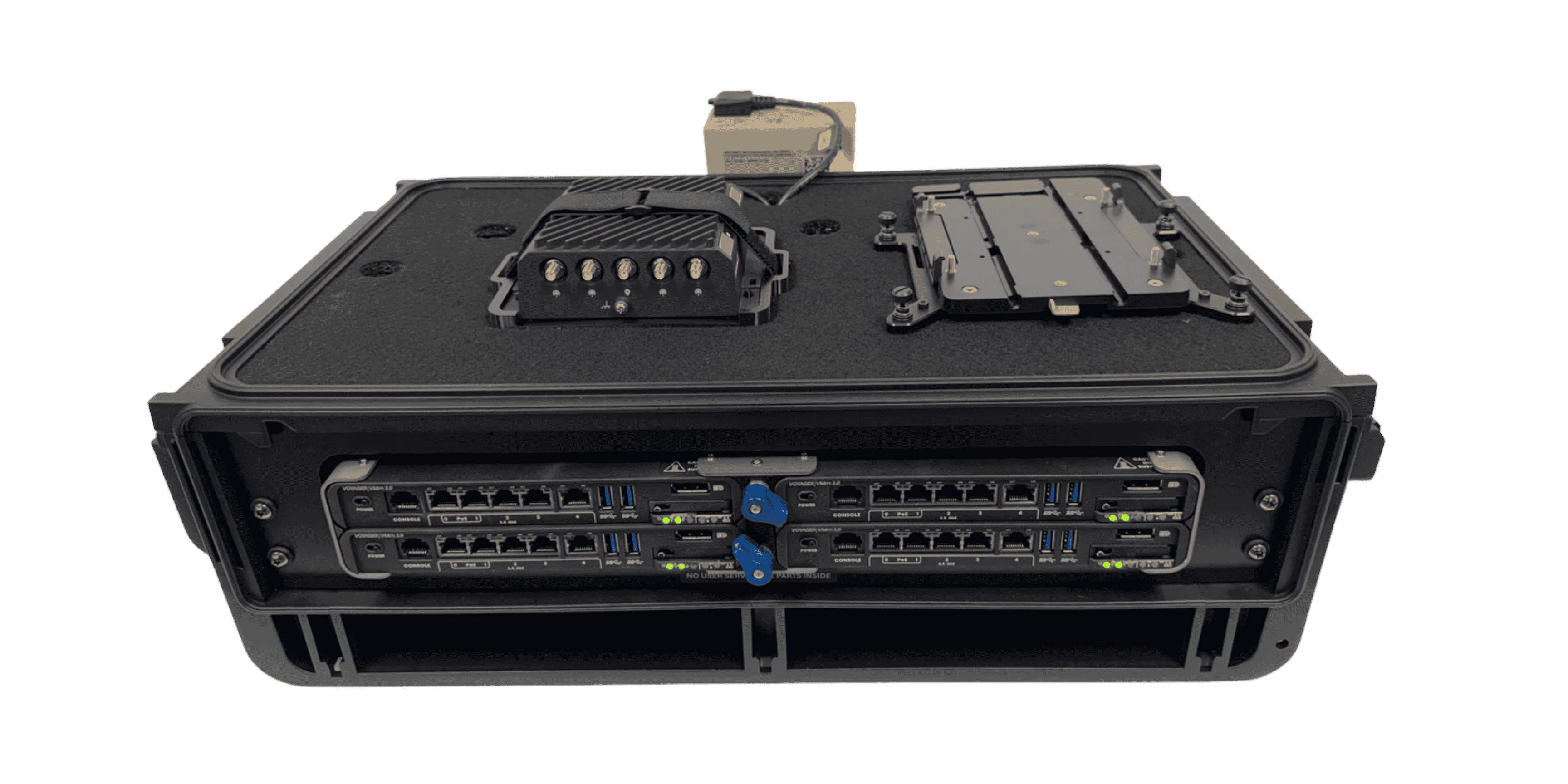 Custom protective cases with engineered foam and equipment integration