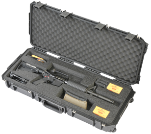 Long gun cases, rifle cases, and shotgun hard cases with wheels
