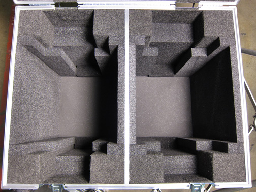 custom foam case interiors fabricated in tampa
