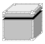 Clamp on Lid Anvil Cases - Transit Shipping Cases