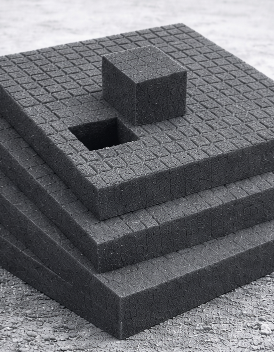Diced (Pick-and-Pluck) Foam