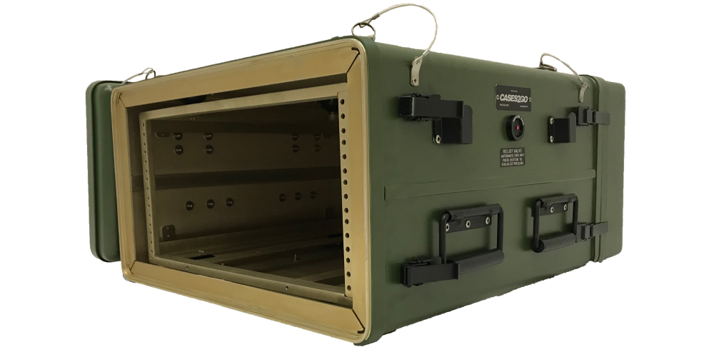 Aluminum Rackmount Cases provide lightweight protection from shock, vibration and EMI.