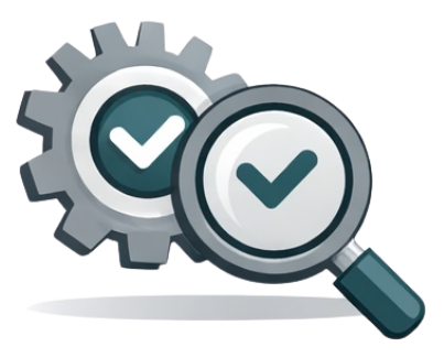 Production and quality control icon