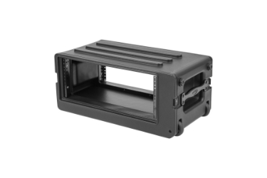 1SKB-R4SW Shallow Rolling Rack with Black exterior from Cases2Go - Image 1