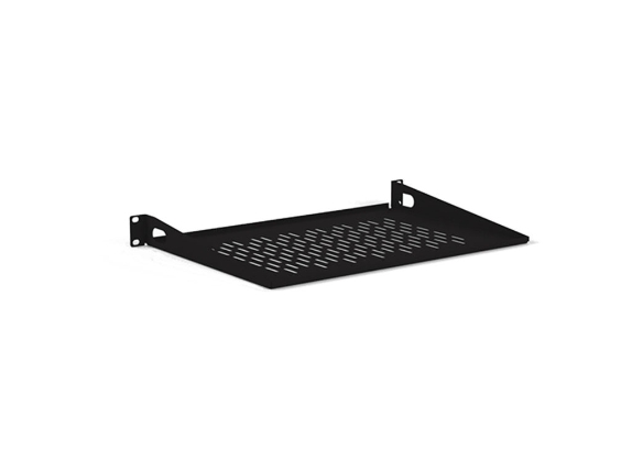 LDRS1U12V 1U 12" Light Duty Vented Rack Shelf - ISO From Cases2Go