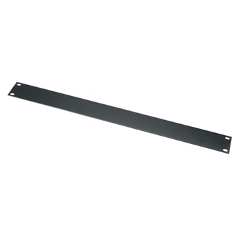 Middle Atlantic 1U Flat Aluminum Panel - Black Powder Coat - 12 Pc from Cases2Go
