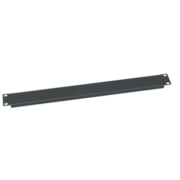 Middle Atlantic 1U Steel Flanged Blank Panel - Black Powder Coat - 12 Pc from Cases2Go
