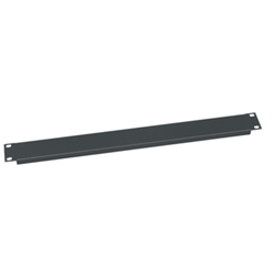 Middle Atlantic 1U Steel Flanged Blank Panel - Black Powder Coat - 50 Pc from Cases2Go
