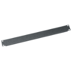 Middle Atlantic 1U Steel Flanged Blank Panel - Black Powder Coat from Cases2Go