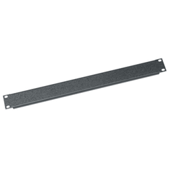 Middle Atlantic 1U Steel Flanged Blank Panel - Black Powder Coat from Cases2Go