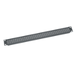 Middle Atlantic 1U Vertical Vent Panel - Black Powder Coat - 12 Pc from Cases2Go