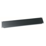 Middle Atlantic 2U Aluminum Flanged Panel - Black Powder Coat - 12 Pc from Cases2Go