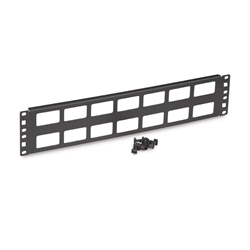 2U Cable Routing Blank server racks, server rack accessories, kendall howard, routing blank, cord routing blank, cable routing blank, 2U Cable Routing Blank, 1902-1-001-02A