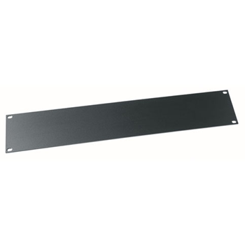 Middle Atlantic 2U Flat Aluminum Panel - Black Powder Coat - 12 Pc from Cases2Go
