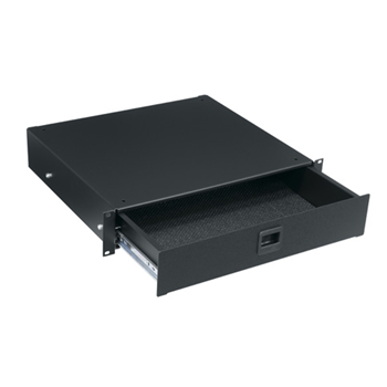 Middle Atlantic 2U Rack Drawer - Black Textured from Cases2Go