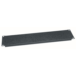 Middle Atlantic 2U Steel Flanged Panel - Black Powder Coat from Cases2Go