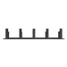 2U Tool-less 5X D-Ring Cable Manager - RKH-1903-3-100-02