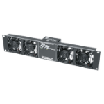 Middle Atlantic 2U Ultra Quiet Fan Panel w/ (4) 4.5" Fans from Cases2Go