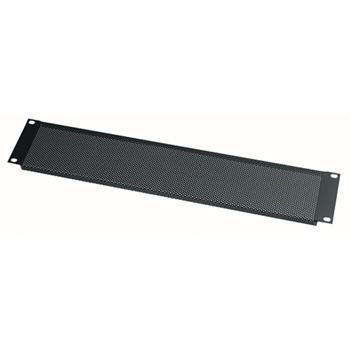 Middle Atlantic 2U Vent Panel Tight Perforated - Black Powder Coat from Cases2Go