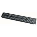 Middle Atlantic 2U Vertical Vent Panel - Black Powder Coat from Cases2Go