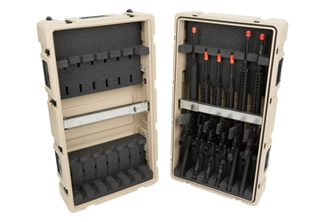 SKB 3R-RL12-001T 12 Pack Rifle Locker Case - populated