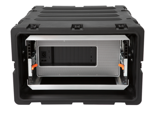 NSN 5895-01-687-5575 SKB 3RS-5U24-25B 5U static shock rackmount case