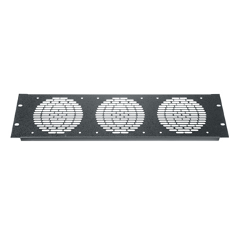 Middle Atlantic 3U Aluminum Fan Panel for (3) 4.5" Fans from Cases2Go