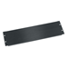 Middle Atlantic 3U Blank Panel - Black Brushed Anodized Isometric View from Cases2Go