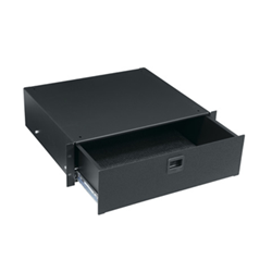 Middle Atlantic 3U Rack Drawer - Black Textured from Cases2Go
