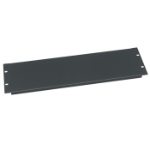 Middle Atlantic 3U Steel Flanged Blank Panel - Black Powder Coat - 6 Pc from Cases2Go