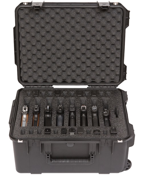 SKB 3i-2015-10B-M Eight Handgun Case from Cases2Go - Open