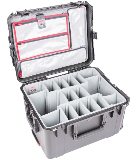 SKB 3i-2217-12PL Case with Think Tank Designed Video Dividers & Lid Organizer from Cases2Go