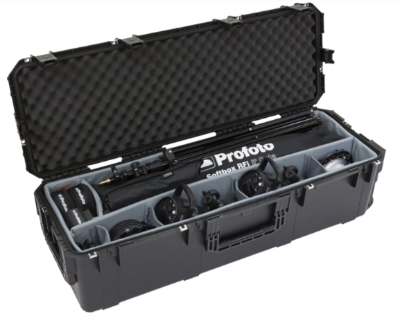 SKB 3i-4213-12DT Hard Camera Case with Padded Dividers from Cases2Go - Image 1