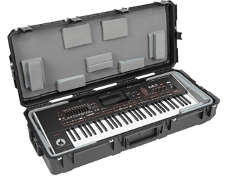 SKB 3i-4719-TKBD 61-note Keyboard Case from Cases2Go - Open