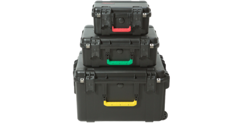 SKB Small iSeries colored replacement handles from Cases2Go - Attached
