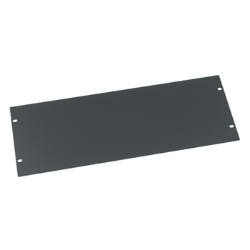 Middle Atlantic 4U Flat Blank Panel Economy - Black Powder Coat from Cases2Go
