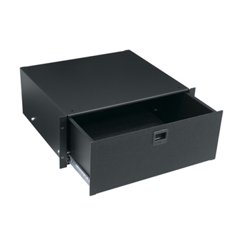 Middle Atlantic 4U Rack Drawer - Black Textured from Cases2Go