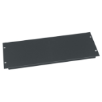 Middle Atlantic 4U Steel Flanged Blank Panel - Black Powder Coat from Cases2Go