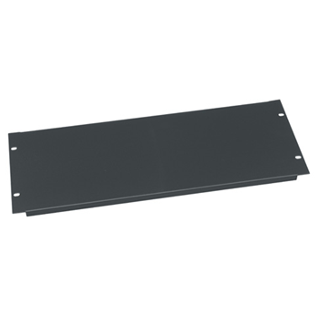 Middle Atlantic 4U Steel Flanged Blank Panel - Black Powder Coat from Cases2Go