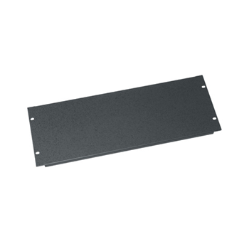 Middle Atlantic 4U Steel Flanged Panel - Black Powder Coat from Cases2Go