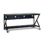 72" Performance 400 Series® LAN Station - African Mahogany 