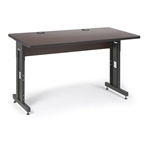 60" W x 30" D Training Table - African Mahogany 
