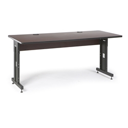 72" W x 30" D Training Table - African Mahogany 