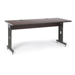 72" W x 30" D Training Table - African Mahogany 