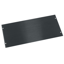 Middle Atlantic 5U Flat Blank Panel - Black Brushed Anodized from Cases2Go