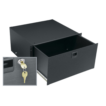 Middle Atlantic 5U Locking Rack Drawer - Black Textured from Cases2Go