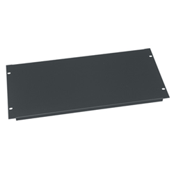 Middle Atlantic 5U Steel Flanged Blank Panel - Black Powder Coat from Cases2Go