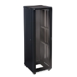 42U LINIER® Server Cabinet - Glass/Glass Doors - 24" Depth server racks, server rack accessories, kendall howard, server rack cabinet, server enclosure, server cabinet, Cabinet w/ (2) Glass Doors - 42U (24" Depth) , 3103-3-024-42