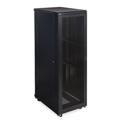 42U LINIER® Server Cabinet - Vented/Vented Doors - 36" Depth server racks, server rack accessories, kendall howard, server rack cabinet, vented server cabinet, server cabinet, Cabinet w/ (2) Vented Doors - 42U (36" Depth) , 3107-3-001-42