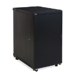 22U LINIER® Server Cabinet - Solid/Vented Doors - 36" Depth server racks, server rack accessories, kendall howard, server rack cabinet, vented server cabinet, server cabinet, Cabinet w/ Solid Door + Vented Door - 22U (36" Depth)  , 3106-3-024-22